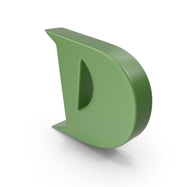 Symbols: D Green PNG & PSD Images
