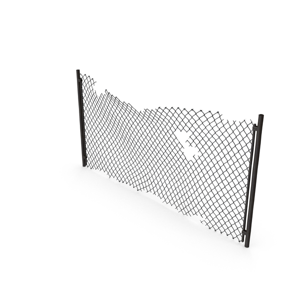 Chain Link Fence: Damaged Netting PNG & PSD Images Chain Link Fence: Damaged Netting PNG & PSD Images