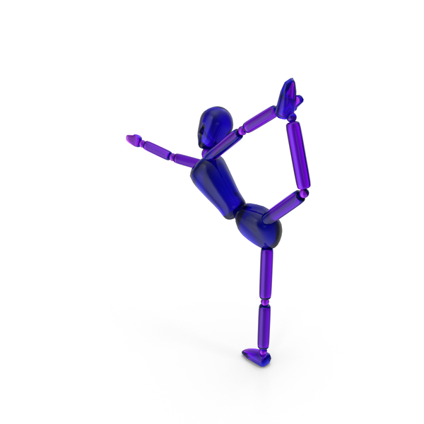 Dancers Pose Stickman Crystal PNG & PSD Images
