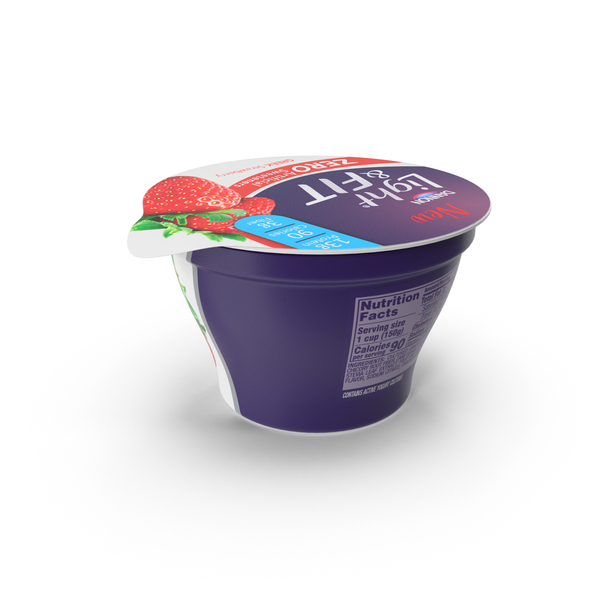 Yogurt: Dannon Light Fit PNG & PSD Images Yogurt: Dannon Light Fit PNG & PSD Images