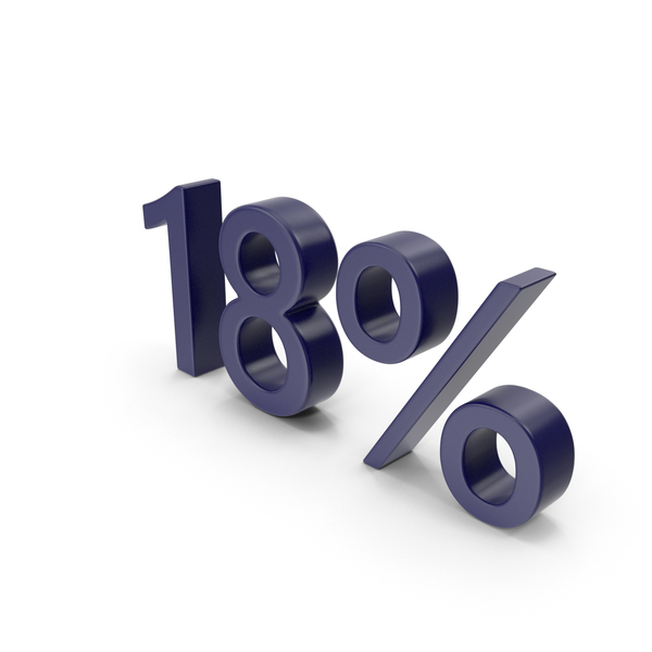 Dark Blue Number 18 Percent PNG & PSD Images Dark Blue Number 18 Percent PNG & PSD Images
