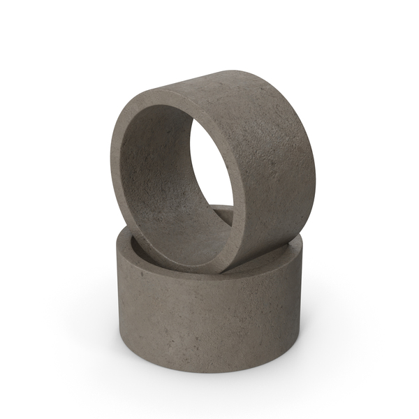 Formwork: Dark Concrete Rings PNG & PSD Images