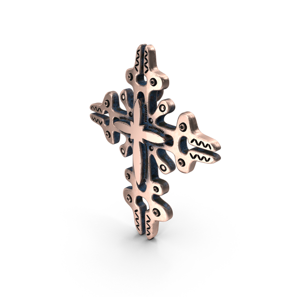 Jewelry: Dark Copper Cross Badge PNG & PSD Images Jewelry: Dark Copper Cross Badge PNG & PSD Images