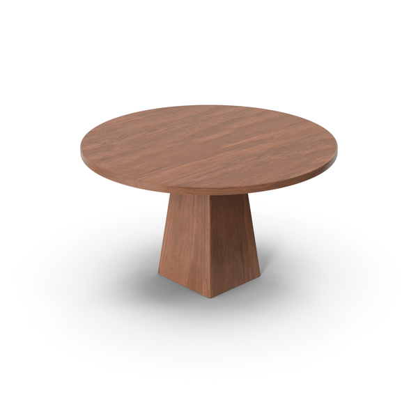 Dark Wood Ring Table PNG & PSD Images