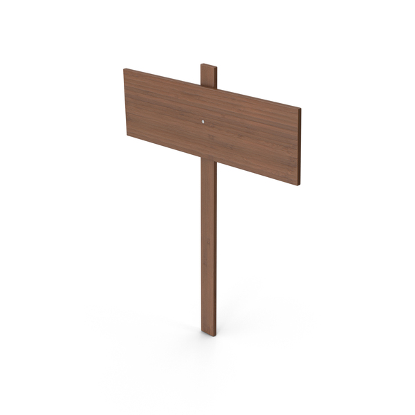 Sign: Dark Wooden Signboard PNG & PSD Images