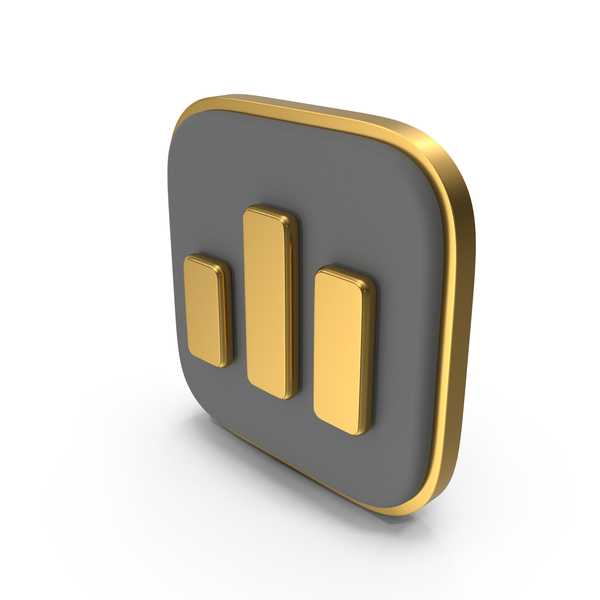 Symbols: Data Bars Square Coin PNG & PSD Images Symbols: Data Bars Square Coin PNG & PSD Images