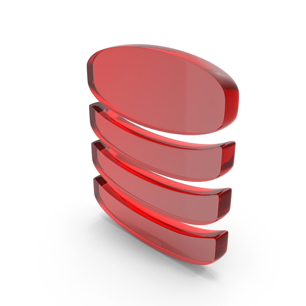 Storage Server: Data Base Icon Glass PNG & PSD Images