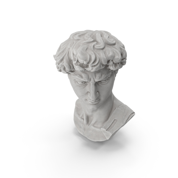 Bust: David Head PNG & PSD Images Bust: David Head PNG & PSD Images