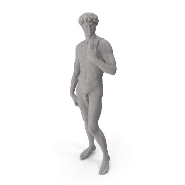 Man: David Statue Stone PNG & PSD Images