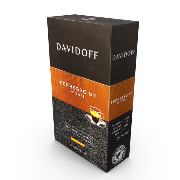 Bag: Davidoff Espresso 57 Intense Ground 250g Coffee Box PNG & PSD Images Bag: Davidoff Espresso 57 Intense Ground 250g Coffee Box PNG & PSD Images
