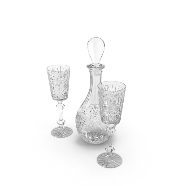 Decanter Set PNG & PSD Images Decanter Set PNG & PSD Images