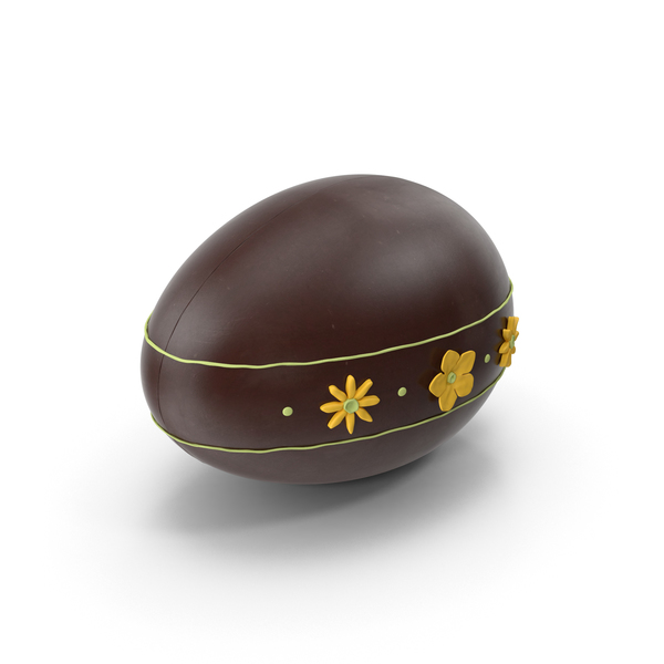 Easter: Decorated Chocolate Egg PNG & PSD Images Easter: Decorated Chocolate Egg PNG & PSD Images