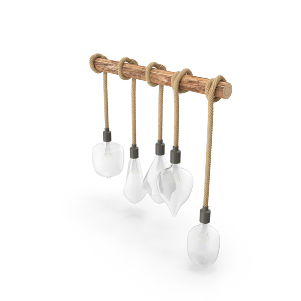 Chandelier: Decorative Lamp Set PNG & PSD Images