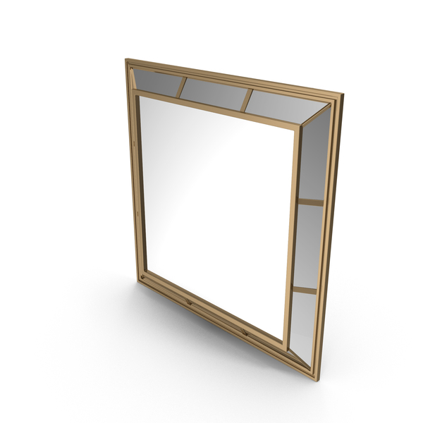 Interior: Decorative Square Mirror PNG & PSD Images