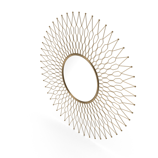 Head: Decorative Sunburst Accent Mirror PNG & PSD Images Head: Decorative Sunburst Accent Mirror PNG & PSD Images