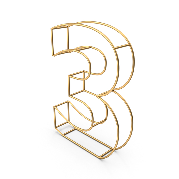 Decorative Wire Number 3 PNG & PSD Images Decorative Wire Number 3 PNG & PSD Images