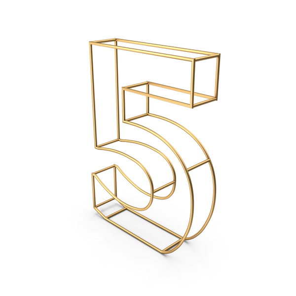 Decorative Wire Number 5 PNG & PSD Images Decorative Wire Number 5 PNG & PSD Images