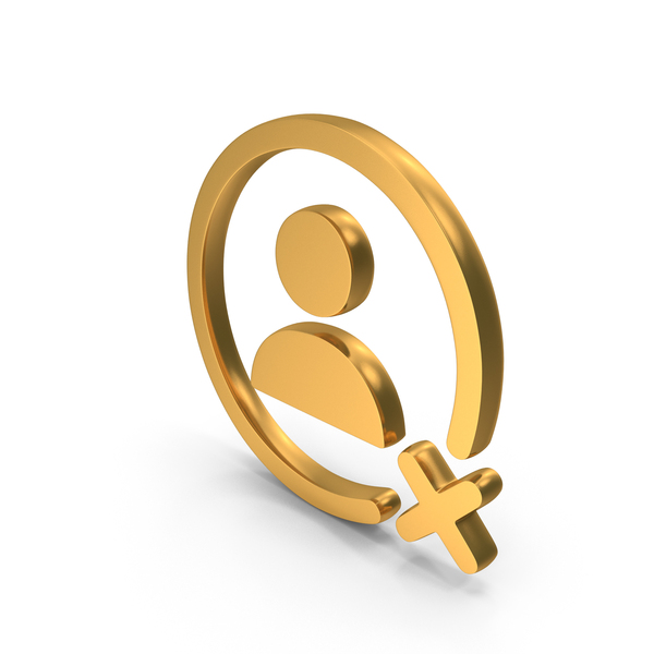 Symbols: Delete New User Apps Icon Gold PNG & PSD Images