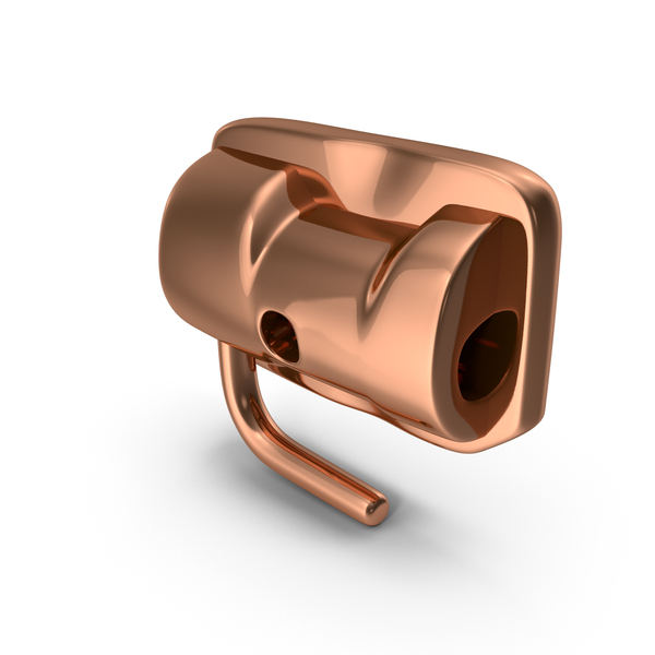 Dental Braces Bracket Copper PNG & PSD Images