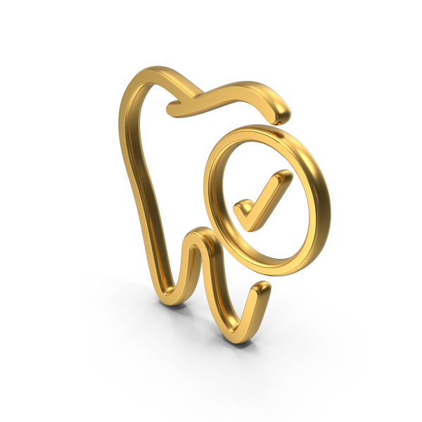 Symbols: Dental Check Gold Symbol PNG & PSD Images Symbols: Dental Check Gold Symbol PNG & PSD Images