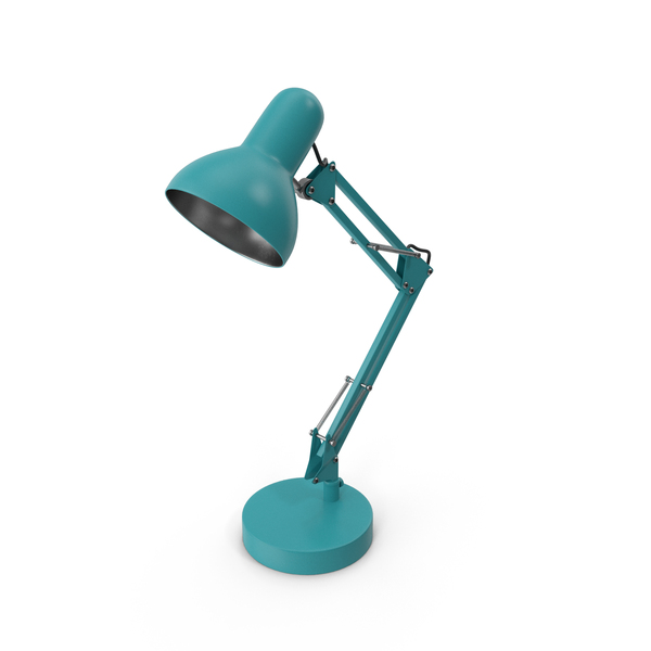 Desk Lamp Flexo Turquoise PNG & PSD Images Desk Lamp Flexo Turquoise PNG & PSD Images