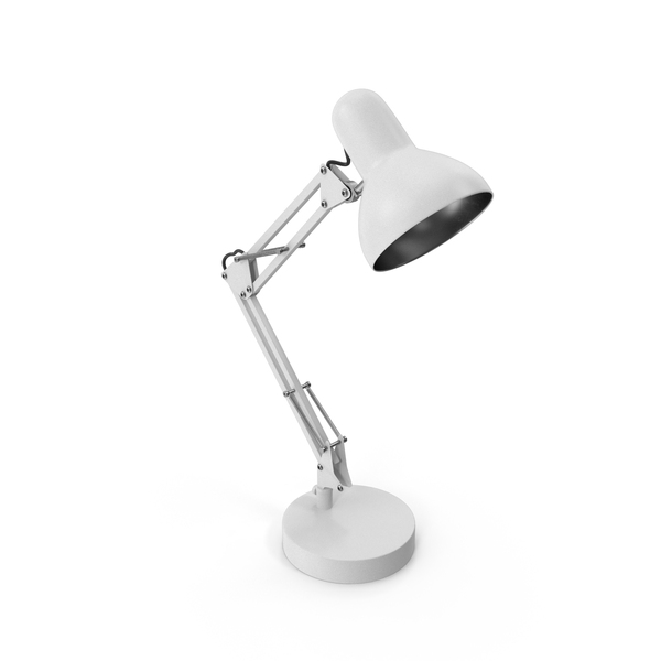 Desk Lamp Flexo White PNG & PSD Images