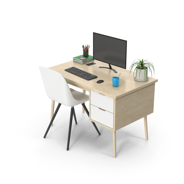 Workstation: Desk Set PNG & PSD Images Workstation: Desk Set PNG & PSD Images