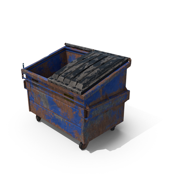 Destroyed Dumpster Half Open PNG & PSD Images Destroyed Dumpster Half Open PNG & PSD Images