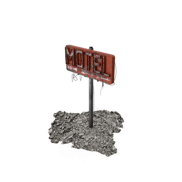 Destroyed Motel Sign PNG & PSD Images Destroyed Motel Sign PNG & PSD Images