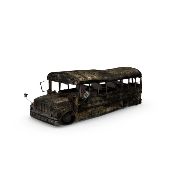 Destroyed School Bus PNG & PSD Images Destroyed School Bus PNG & PSD Images