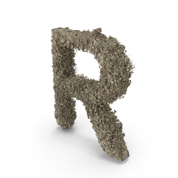 Language: Destruction Stone Letter R PNG & PSD Images Language: Destruction Stone Letter R PNG & PSD Images