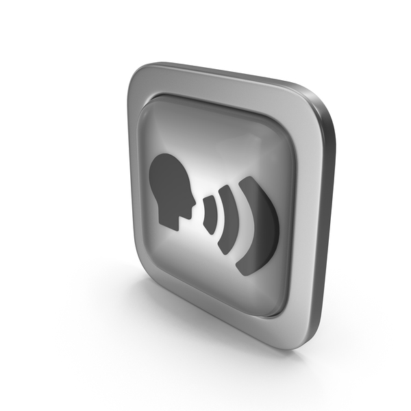 Computer: Dialogue Grayscale Icon Square Button PNG & PSD Images