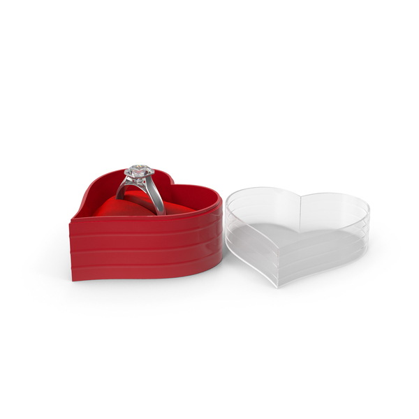 Diamond Engagement Silver Ring In Box PNG & PSD Images Diamond Engagement Silver Ring In Box PNG & PSD Images
