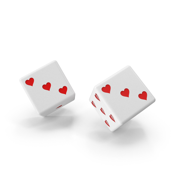 Dice Heart White And Red PNG & PSD Images Dice Heart White And Red PNG & PSD Images