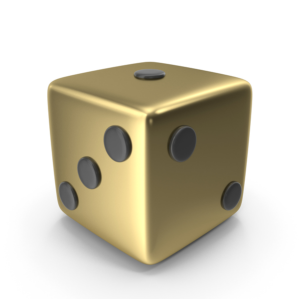 Dice Shape Gold PNG Images & PSDs for Download | PixelSquid - S119203861