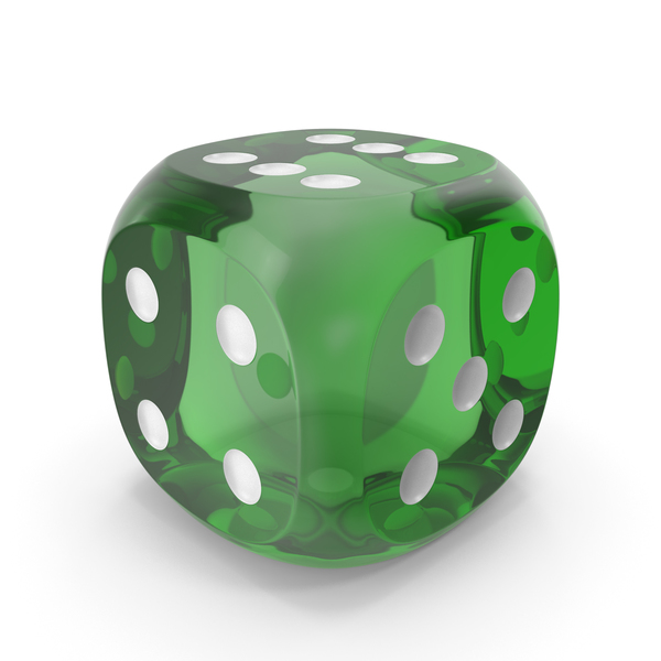 Dice: Die Transparent Green White PNG & PSD Images