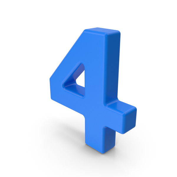 Number: Digit 4 PNG & PSD Images Number: Digit 4 PNG & PSD Images