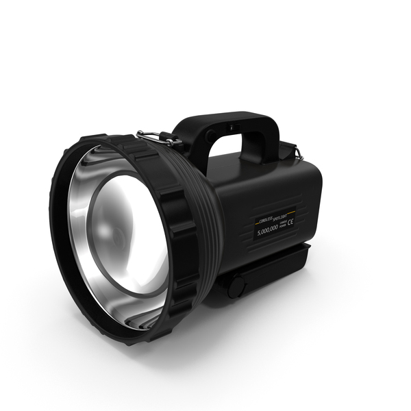 Flashlight: Digitals Long Range LED Searchlight Black PNG & PSD Images Flashlight: Digitals Long Range LED Searchlight Black PNG & PSD Images