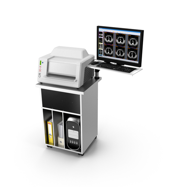 X Ray Machine: Digitizer System XRAY for Radiology PNG & PSD Images