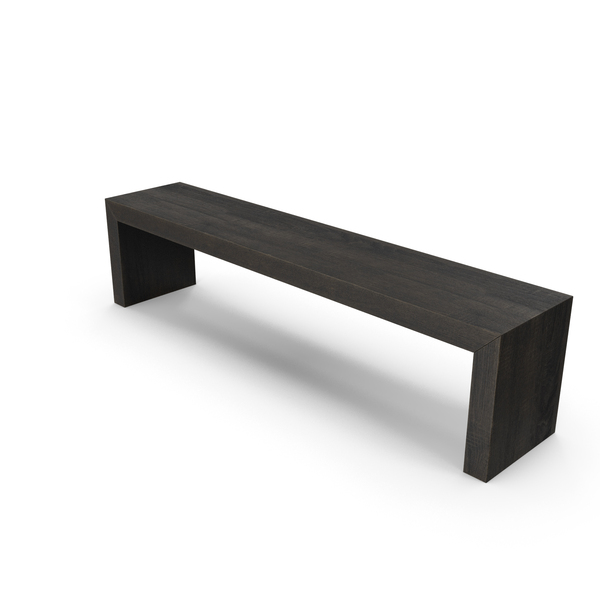 Dining Bench Dark PNG & PSD Images