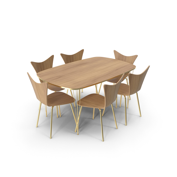 Room Set: Dining Table 6 Seater Modern PNG & PSD Images Room Set: Dining Table 6 Seater Modern PNG & PSD Images