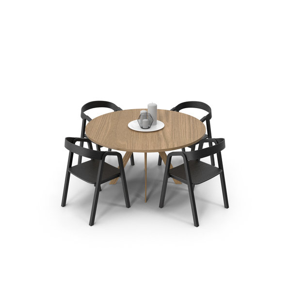 Dining Table - Black on Brown PNG & PSD Images Dining Table - Black on Brown PNG & PSD Images