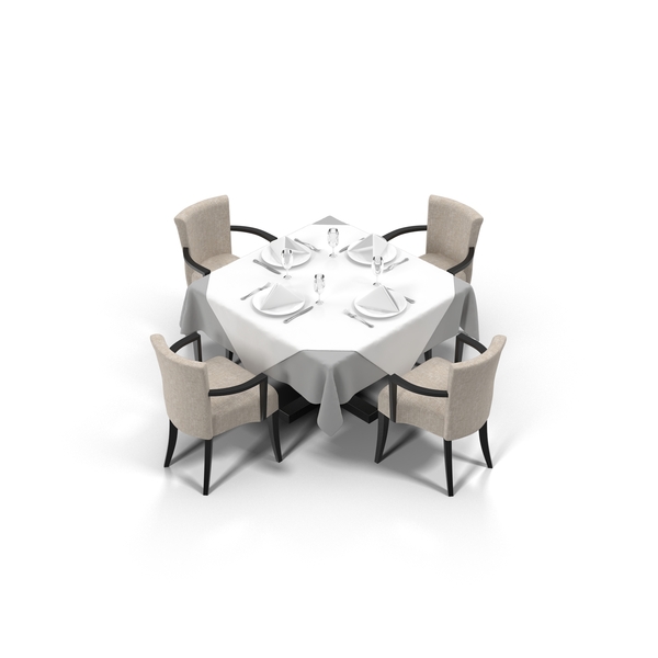Room: Dining Table Set PNG & PSD Images