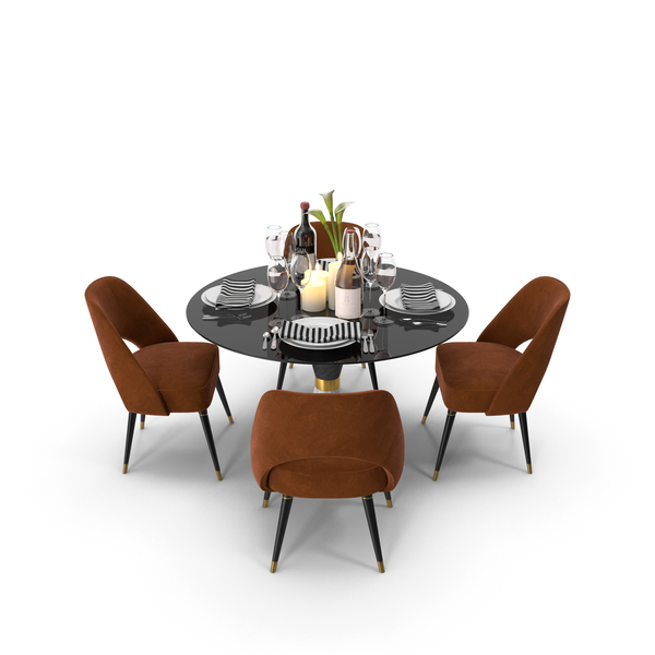 Room Set: Dining Table With Chairs PNG & PSD Images Room Set: Dining Table With Chairs PNG & PSD Images