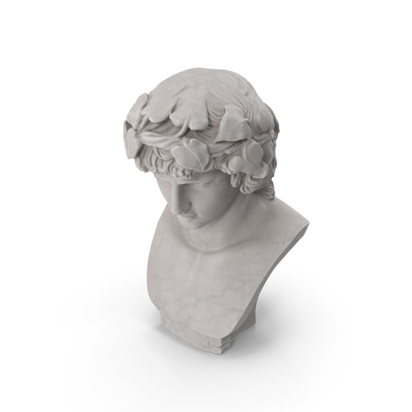 Dionysus with Ivy Bust PNG & PSD Images Dionysus with Ivy Bust PNG & PSD Images