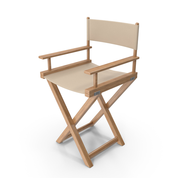 Director's Chair With Beige Canvas PNG & PSD Images Director's Chair With Beige Canvas PNG & PSD Images