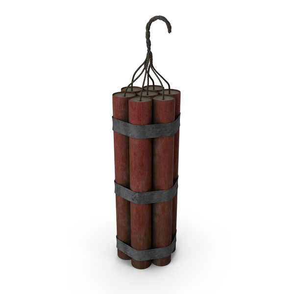 Dirty 7 TNT Dynamite Sticks Bomb PNG & PSD Images