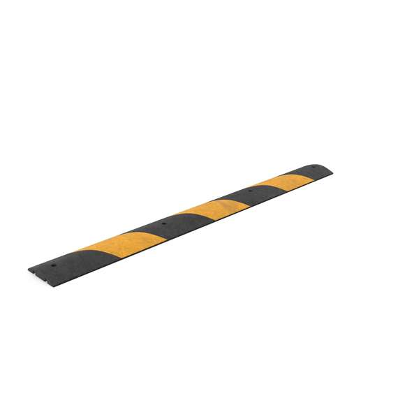 Traffic Barrier: Dirty Concrete Speed Bump PNG & PSD Images