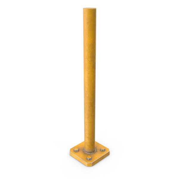 Dirty Yellow Pole PNG & PSD Images