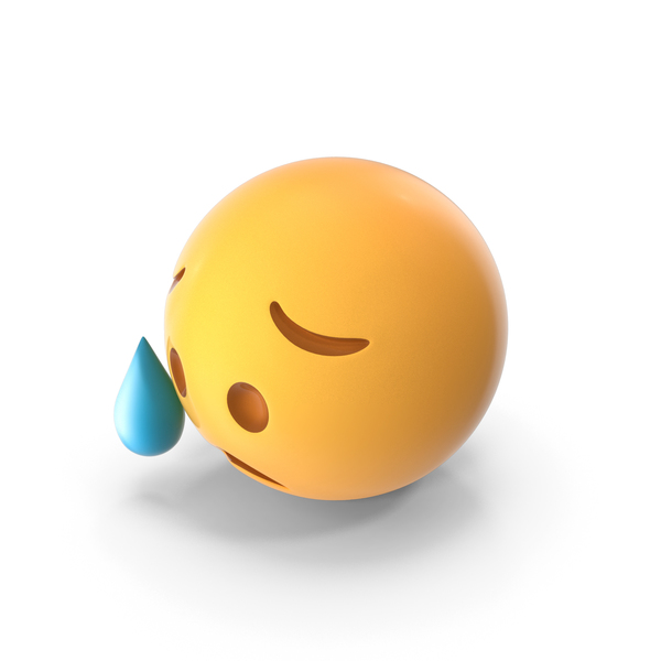 Facial Expression: Disappointed but Relieved Emoji PNG & PSD Images